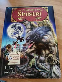 Libro puzzle per bambini/ragazzi "Esseri sinistri"