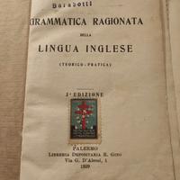Libro scolastico di inglese anni 30