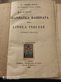 Libro scolastico di inglese anni 30