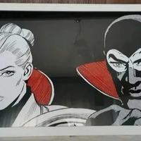 Poster Diabolik in quadro 