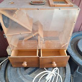 Macchina separa semi cereali elettrica per uccelli