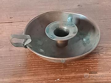 porta candele vecchio di rame