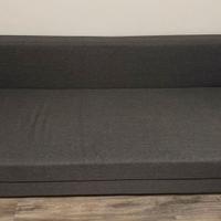 Divano letto a 3 posti, Knisa grigio scuro