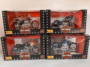 Maisto 1/18 4 moto Harley Davidson