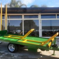 Rimorchio pianale portaballoni