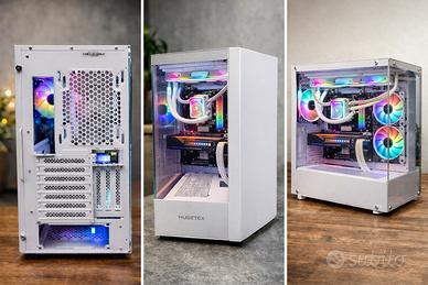 CASE PC GAMING BIANCO MUSETEX - Vetro Temperato