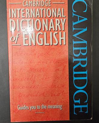 Dizionario di Inglese - Cambridge