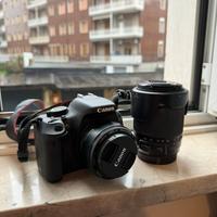 Canon 600d + Canon 50mm + Tamron 18-200