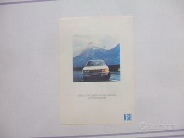 DEPLIANT AUTO NSU R0 80.