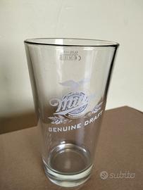 12 bicchieri da birra Miller Genuine Draft RARI 