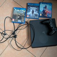 playstation 4 con 3 giochi 