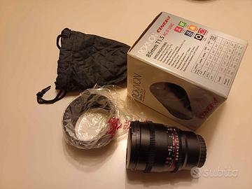 Rokinon 85 mm T1.5 AS IF UMC obiettivo 4/3