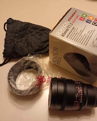 Rokinon 85 mm T1.5 AS IF UMC obiettivo 4/3