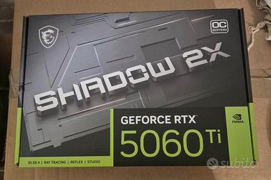 MSI geforce Rtx 5060ti 8g shadow 2x oc plus 8 gb