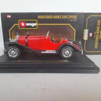 MODELLO AUTO MERCEDES SSK ROSSO BURAGO