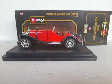 MODELLO AUTO MERCEDES SSK ROSSO BURAGO