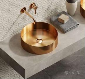 Lavabo da appoggio Rose Gold l Venus Art.BB6802-BR