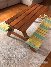 Panca  da giardino per bambini