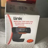 webcam link 720p usb con microfono