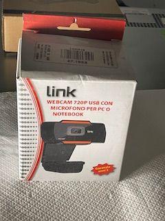 webcam link 720p usb con microfono