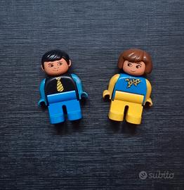 LEGO DUPLO VINTAGE - 2 FIGURE PERSONAGGI Omini Mam