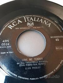 Elvis Presley- Love me tender- RCA 45N 0524 -1958