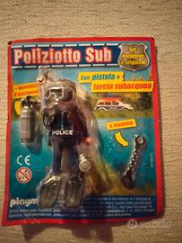 Gioco bambino Playmobil poliziotto sub