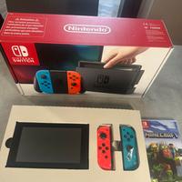 NINTENDO SWITCH COMPLETO + MINECRAFT INCLUSO
