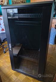Armadio Rack 19" 22u Serie Rnb 600x600 Mm, Nero -