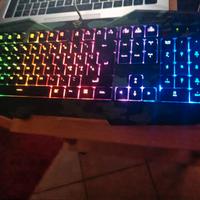 Trust gaming / tastiera da gioco illuminata