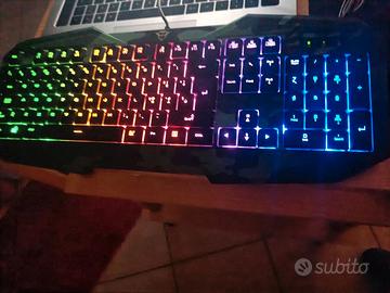 Trust gaming / tastiera da gioco illuminata