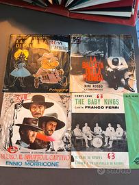Dischi in vinile vintage da 45 giri