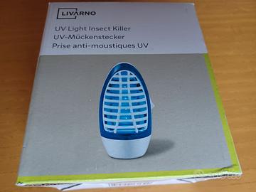 Lampada insetticida anti zanzare a LED da muro mos