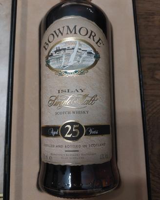 whysky bowmore 25 astucciato