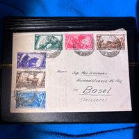 Storia  postale busta Siemens da Napoli a Basilea