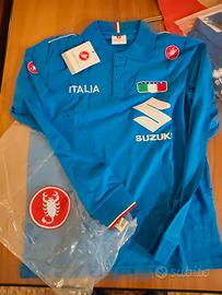 polo m/lunga Naz. ITALIANA ciclismo nuova