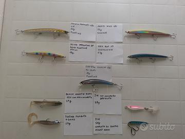 Artificiali pesca spinning set 2