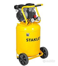 Compressore Stanley verticale silenzioso 59 L.
