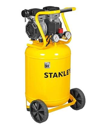 Compressore Stanley verticale silenzioso 59 L.