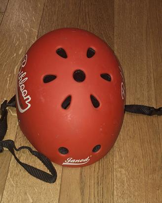 Casco Protettivo Rosso per Bici bambino