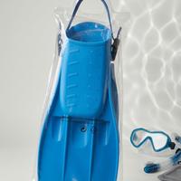 Pinne da nuoto/snorkeling BLU - Nuove con custodia