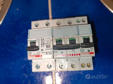 automatico magnetotermico e differenziale ticino