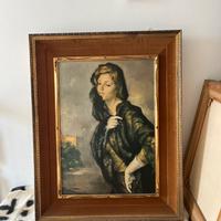 Quadro vintage con cornice