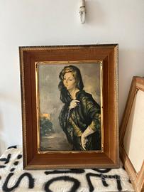 Quadro vintage con cornice