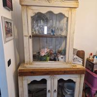 mobile vetrinetta credenza cassettone epoca shabby