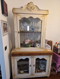 mobile vetrinetta credenza cassettone epoca shabby