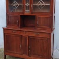Antica vetrina credenza liberty art nouveau