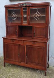 Antica vetrina credenza liberty art nouveau