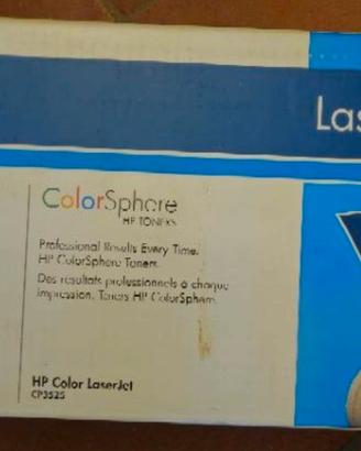 HP CE251A (504A) Ciano Toner Originale per CP3525