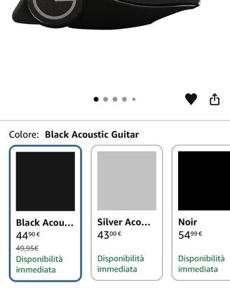 Capotasto chitarra acustica